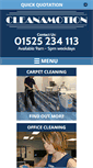 Mobile Screenshot of cleanamotion.co.uk